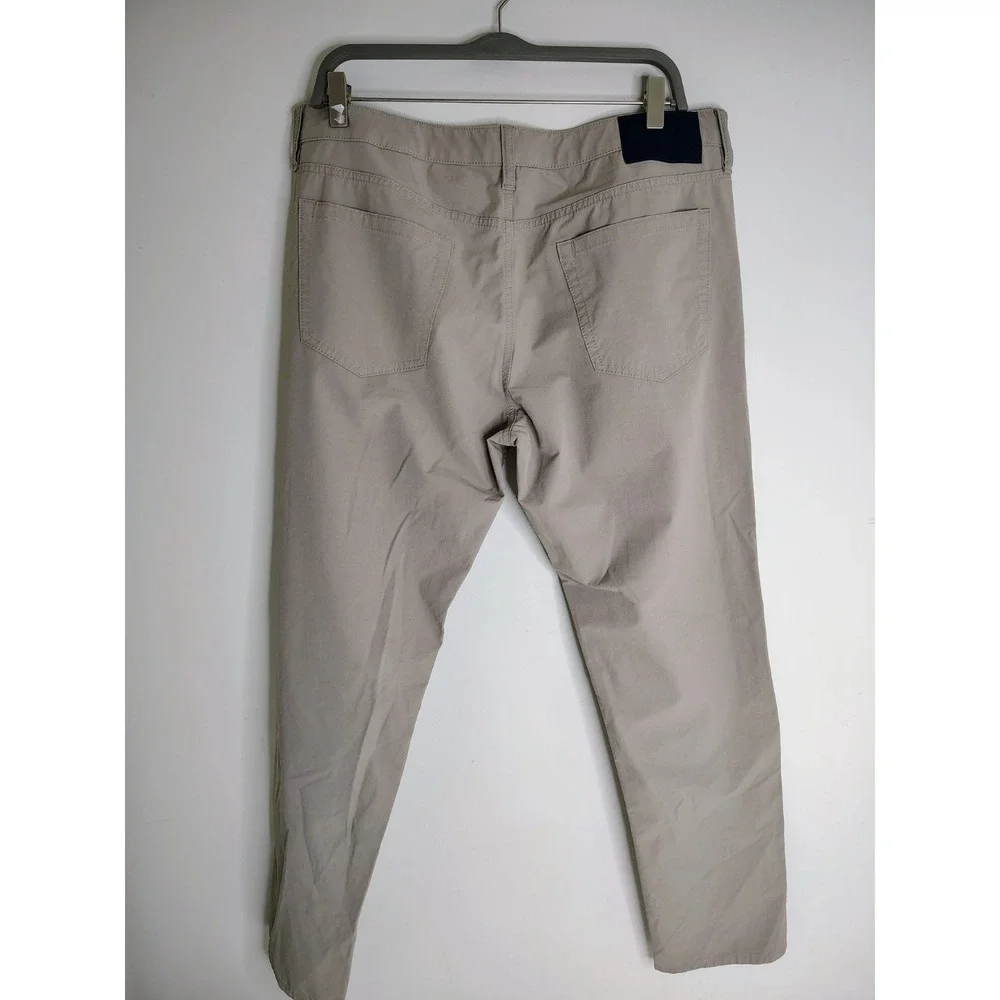 Vineyard Vines Pants Mens 36x30 Beige On-The-Go OTG 5 Pocket Golf Office Stretch